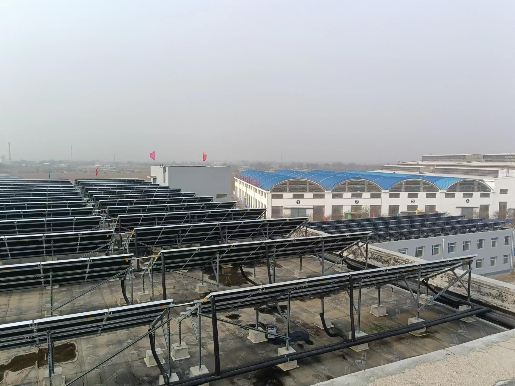 辽宁葫芦岛PVT+空气源热泵采暖项目